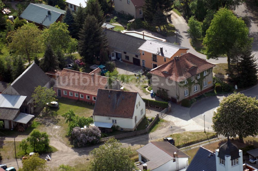 TEUPITZ aus der Vogelperspektive: Uferbebauung am Teupitzer See in Teupitz