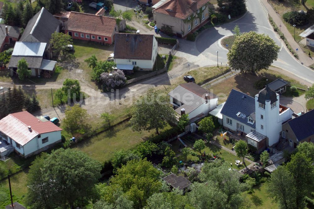 TEUPITZ aus der Vogelperspektive: Uferbebauung am Teupitzer See in Teupitz