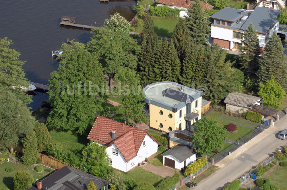 TEUPITZ von oben - Uferbebauung am Teupitzer See in Teupitz