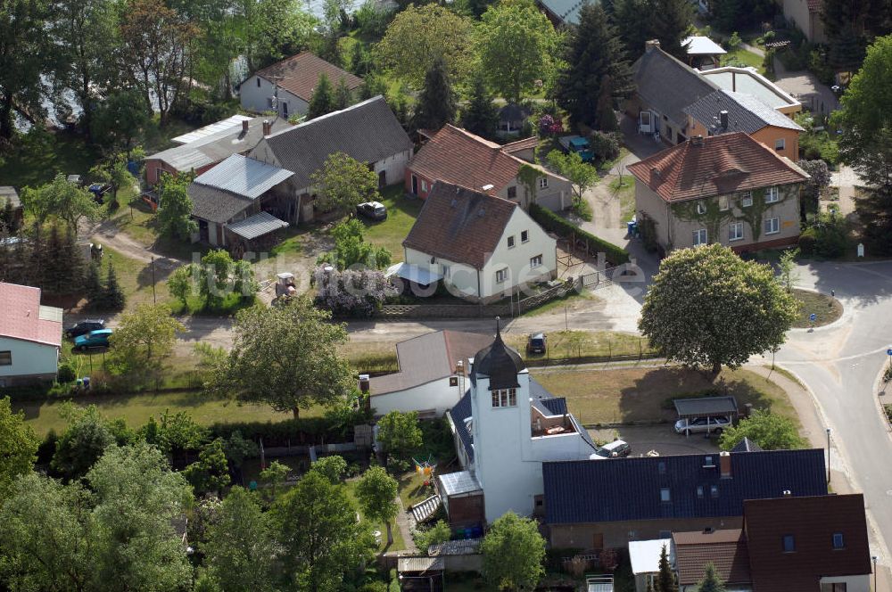 Luftaufnahme TEUPITZ - Uferbebauung am Teupitzer See in Teupitz