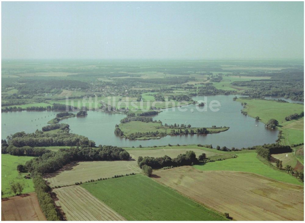 Luftbild Groß Kreutz (Havel) - Uferbereiche am Flußverlauf der Havel in Groß Kreutz (Havel) im Bundesland Brandenburg