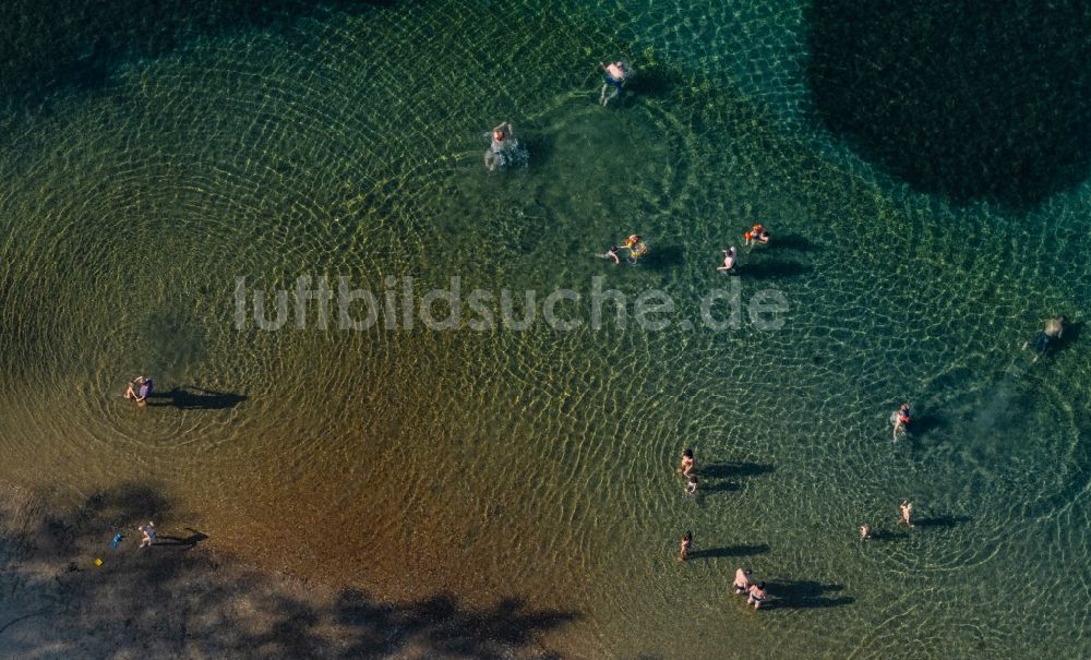 Luftbild Markranstädt - Uferbereiche am Freibad am Kulkwitzer See in Markranstädt im Bundesland Sachsen, Deutschland