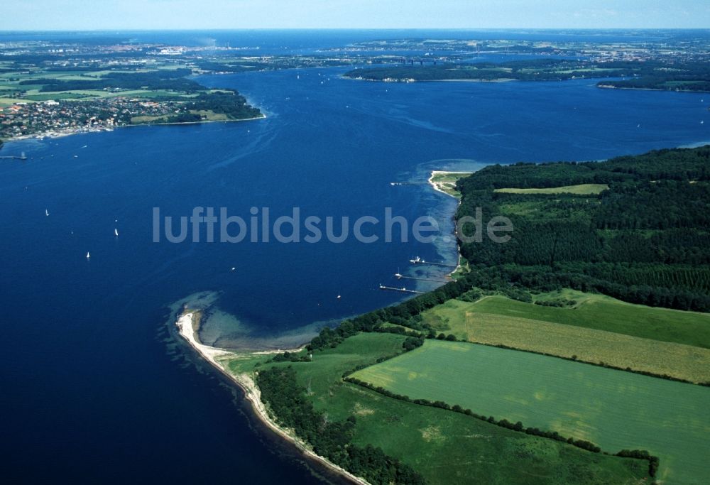 Luftbild Sonder Stenderup - Uferbereiche des Kolding Fjords in Sonder Stenderup in Syddanmark, Dänemark