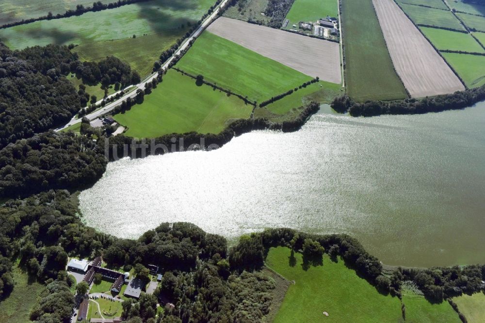 Sankelmark aus der Vogelperspektive: Uferbereiche des See Sankelmarker See in Sankelmark im Bundesland Schleswig-Holstein