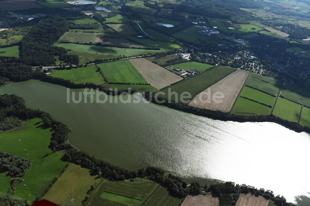 Luftaufnahme Sankelmark - Uferbereiche des See Sankelmarker See in Sankelmark im Bundesland Schleswig-Holstein