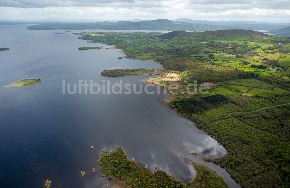 Luftbild Scarriff - Uferbereiche des Sees Lough Derg on River Shannon in Scarriff in Clare, Irland