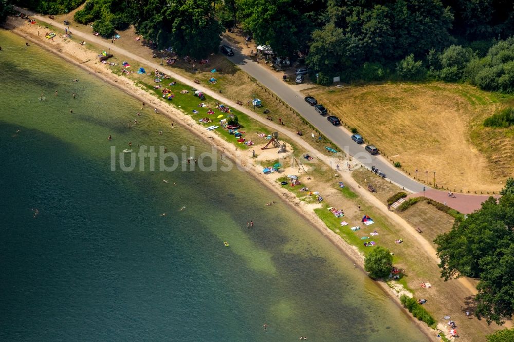 Luftbild Plau am See - Uferbereiche des Sees Plauer See in Plau am See im Bundesland Mecklenburg-Vorpommern