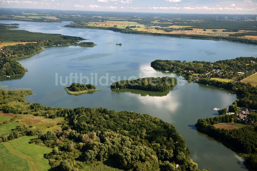 Luftbild Schwielochsee - Uferbereiche des Sees Schwielochsee im Bundesland Brandenburg