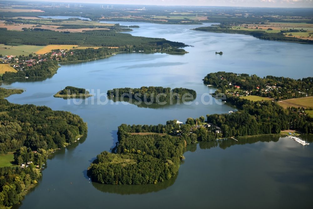 Luftbild Schwielochsee - Uferbereiche des Sees Schwielochsee im Bundesland Brandenburg