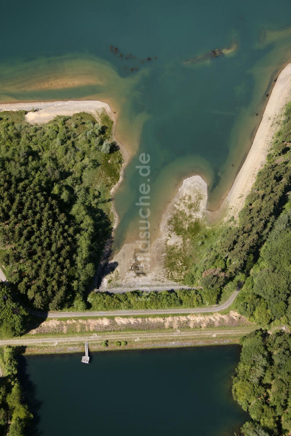 Luftbild Reichshof - Uferbereiche der Wiehltalsperre in Nordrhein-Westfalen (Oberbergischer Kreis)