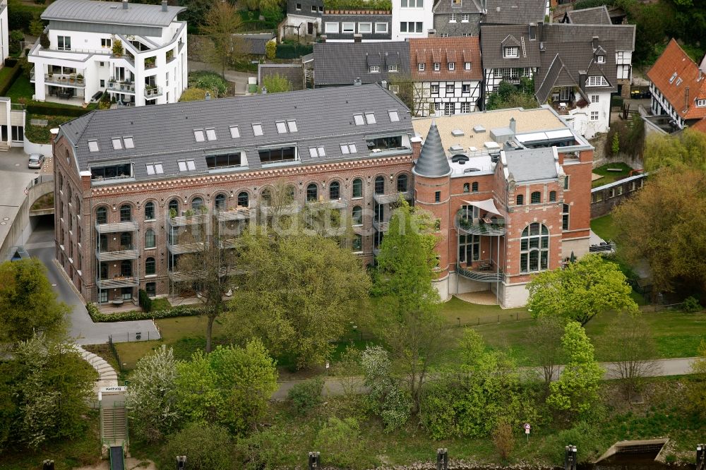 Essen aus der Vogelperspektive: Uferpalais in Essen im Bundesland Nordrhein-Westfalen