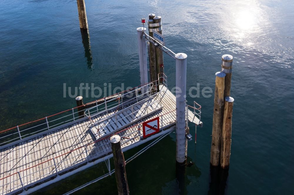 Luftbild Ascona - Uferpromenade Lago Maggiore in Ascona im Kanton Tessin in der Schweiz