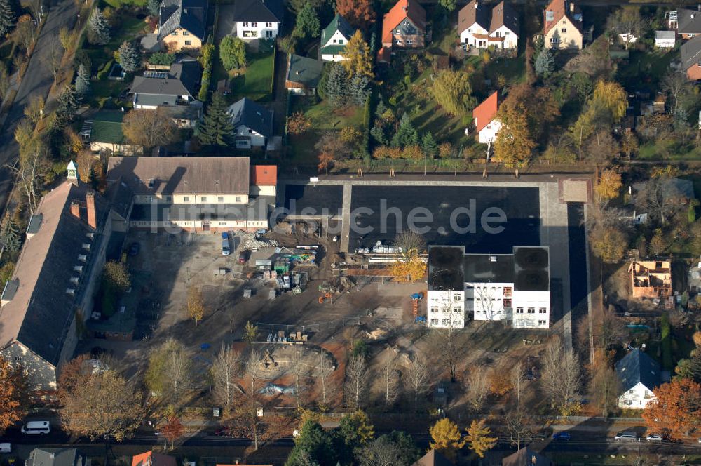 Luftbild Berlin - Ulmen-Grundschule in Berlin-Kaulsdorf