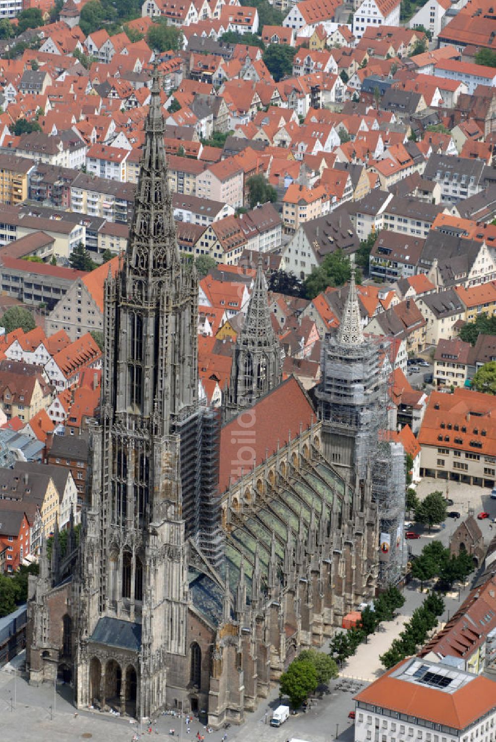 Ulm von oben - Ulmer Münster