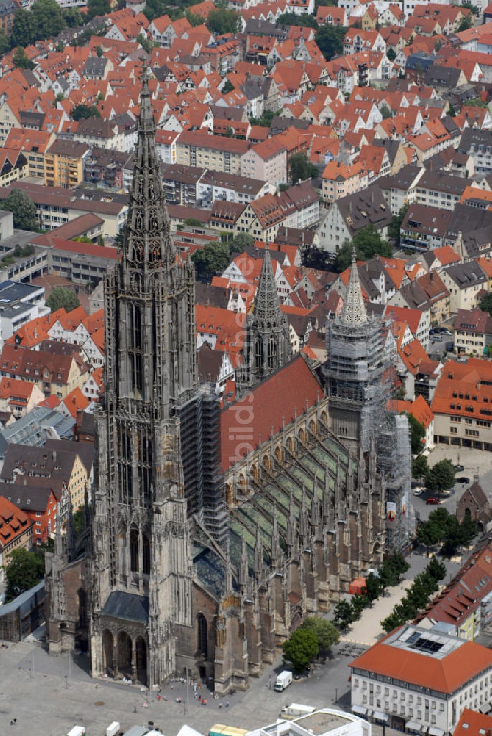 Luftaufnahme Ulm - Ulmer Münster