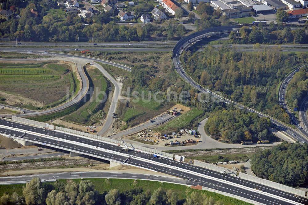 Luftbild BRAUNSCHWEIG - Um- und Ausbau des Autobahndreieck Braunschweig-Südwest