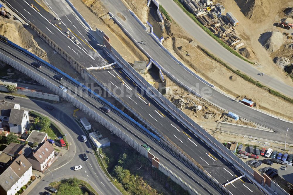 Luftbild BRAUNSCHWEIG - Um- und Ausbau des Autobahndreieck Braunschweig-Südwest