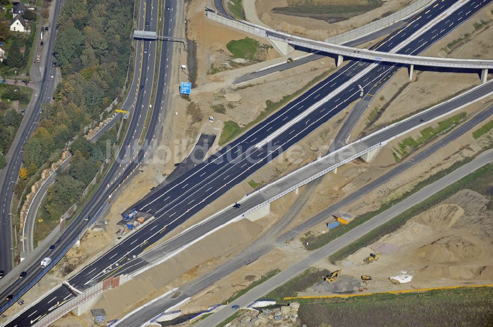 Luftbild BRAUNSCHWEIG - Um- und Ausbau des Autobahndreieck Braunschweig-Südwest