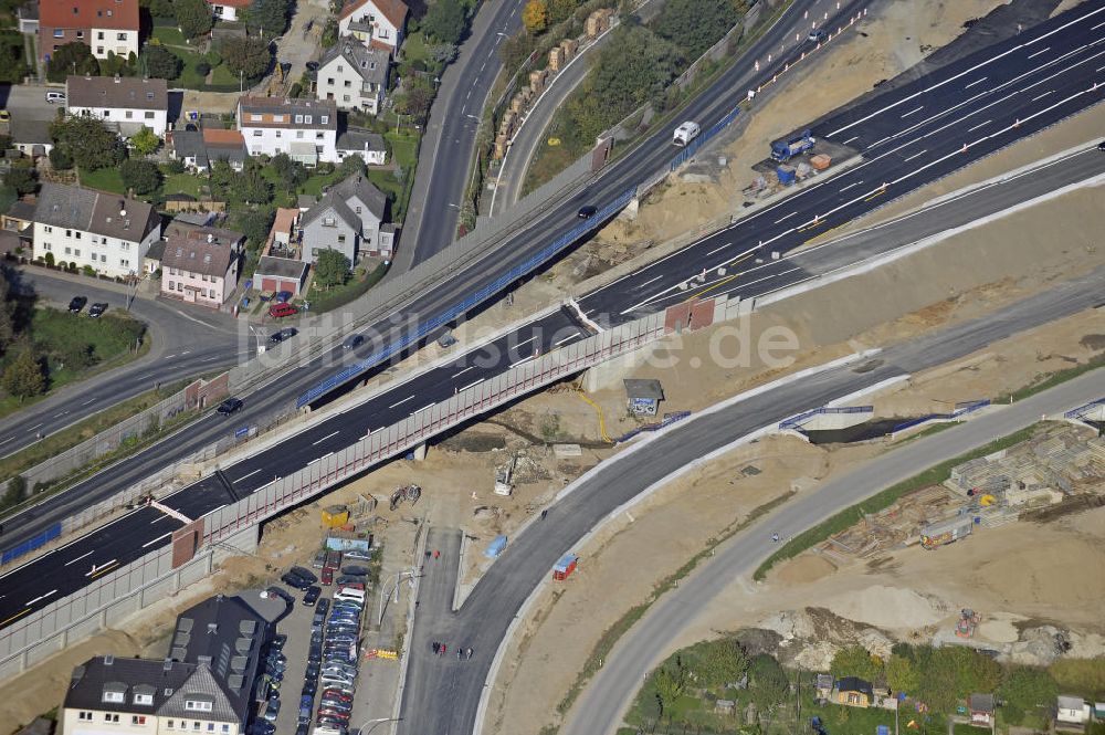 Luftaufnahme BRAUNSCHWEIG - Um- und Ausbau des Autobahndreieck Braunschweig-Südwest