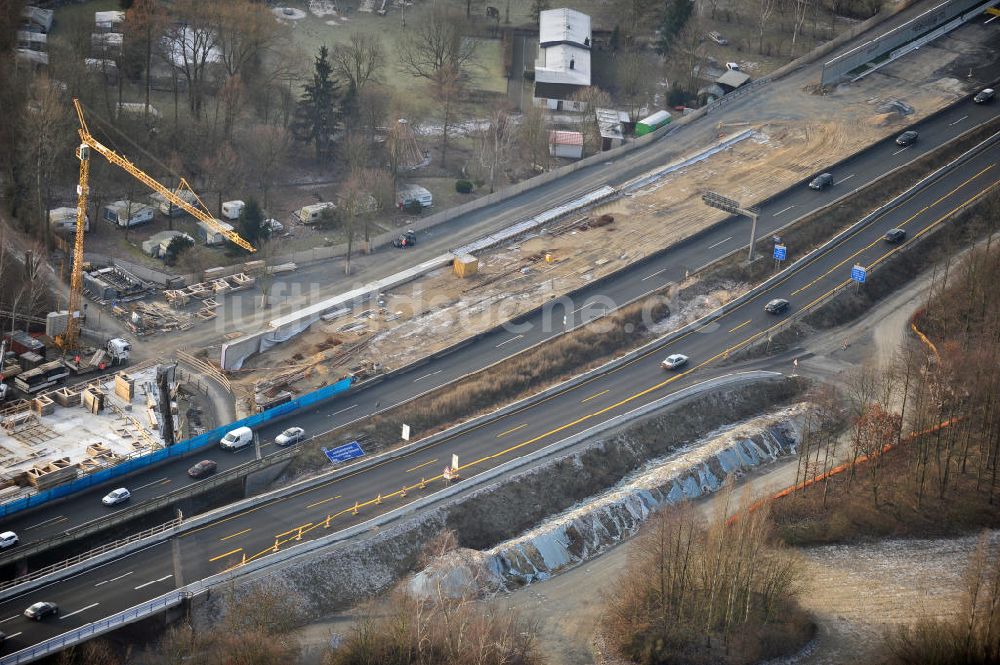 Luftbild Braunschweig - Um- und Ausbau des Autobahndreieck Braunschweig-Südwest