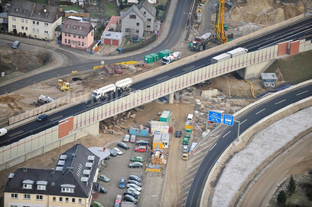 Braunschweig aus der Vogelperspektive: Um- und Ausbau des Autobahndreieck Braunschweig-Südwest