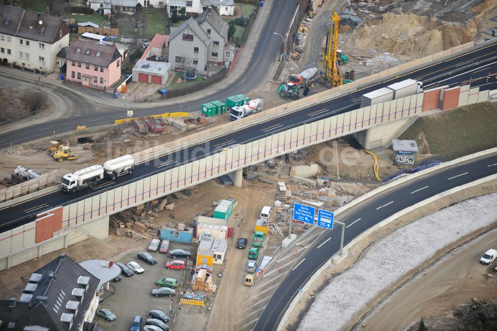 Luftbild Braunschweig - Um- und Ausbau des Autobahndreieck Braunschweig-Südwest