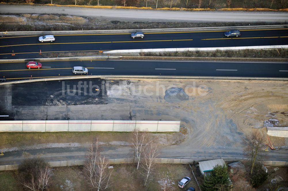 Braunschweig aus der Vogelperspektive: Um- und Ausbau des Autobahndreieck Braunschweig-Südwest