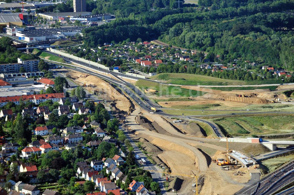 Luftbild Braunschweig - Um- und Ausbau des Autobahndreieck Braunschweig-Südwest