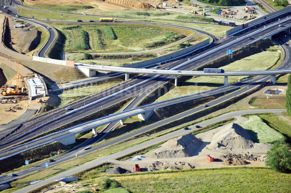 Luftbild Braunschweig - Um- und Ausbau des Autobahndreieck Braunschweig-Südwest