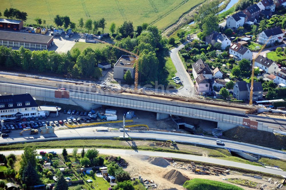 Braunschweig aus der Vogelperspektive: Um- und Ausbau des Autobahndreieck Braunschweig-Südwest