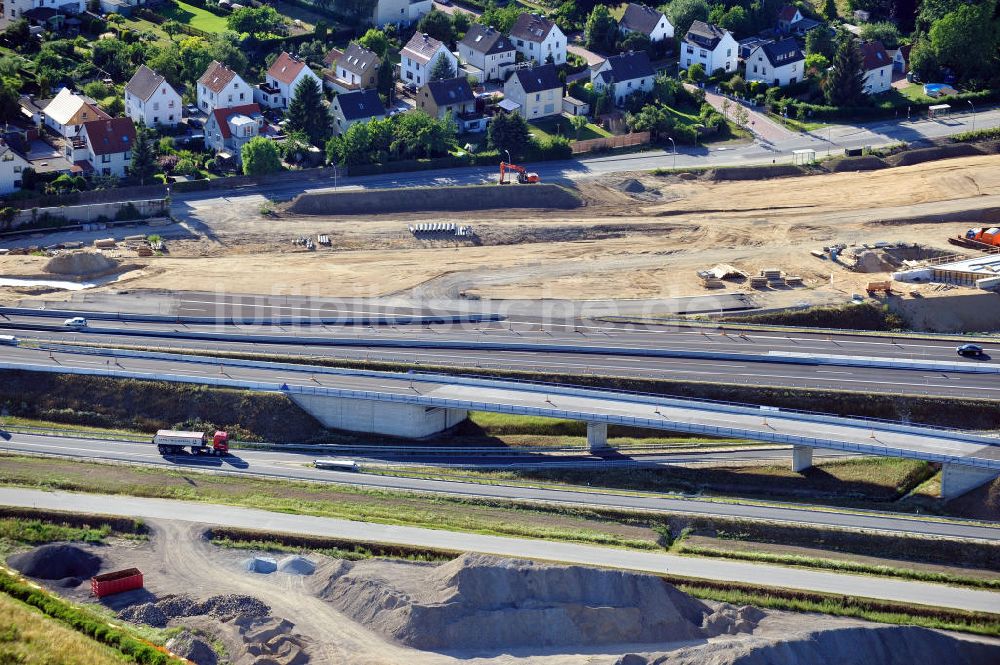 Luftbild Braunschweig - Um- und Ausbau des Autobahndreieck Braunschweig-Südwest