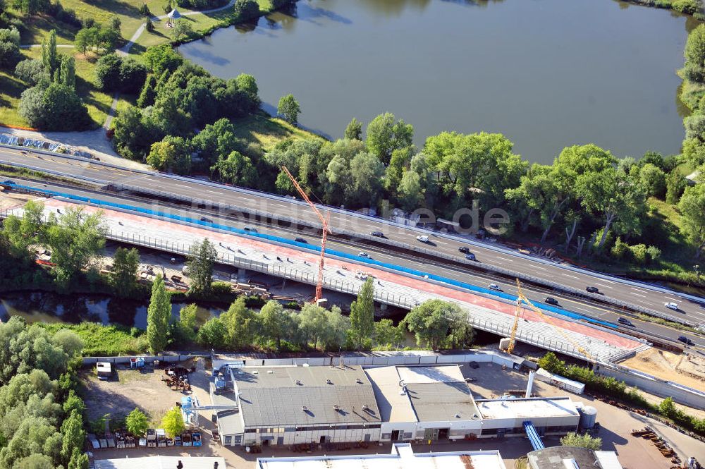 Luftbild Braunschweig - Um- und Ausbau des Autobahndreieck Braunschweig-Südwest