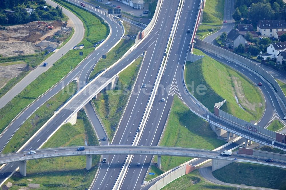 Luftbild Braunschweig - Um- und Ausbau des Autobahndreieck Braunschweig-Südwest