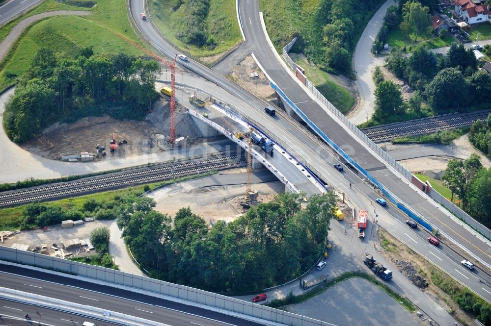 Luftbild Braunschweig - Um- und Ausbau des Autobahndreieck Braunschweig-Südwest