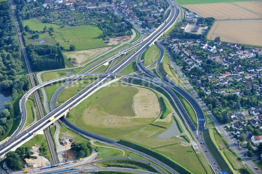 Luftbild Braunschweig - Um- und Ausbau des Autobahndreieck Braunschweig-Südwest