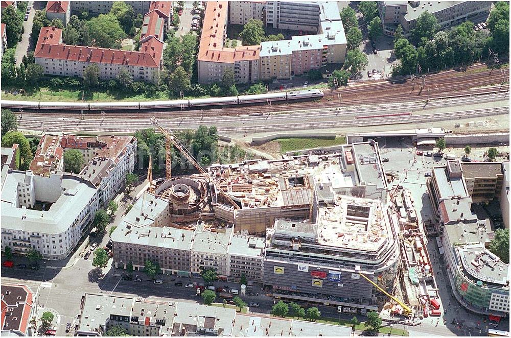 Berlin aus der Vogelperspektive: Um- und Erweiterungsbau am C&A-Kaufhaus