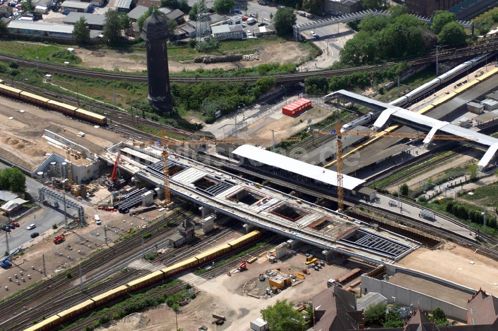 Berlin aus der Vogelperspektive: Um- und Neu- und Ausbau des Berliner S-Bahnhofs Ostkreuz