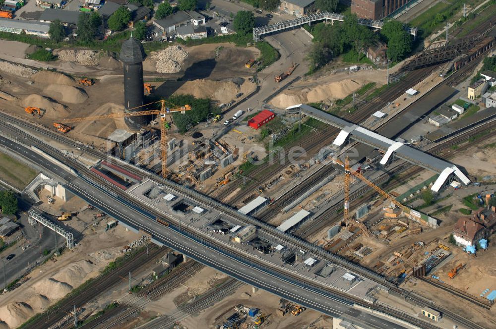 Berlin von oben - Um- und Neu- und Ausbau des Berliner S-Bahnhofs Ostkreuz-Upgrading and construction of the Berlin S-Bahn station Ostkreuz