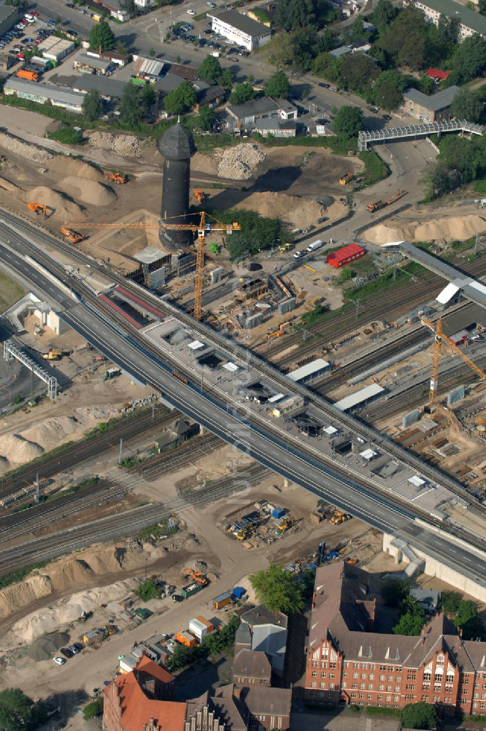 Berlin aus der Vogelperspektive: Um- und Neu- und Ausbau des Berliner S-Bahnhofs Ostkreuz-Upgrading and construction of the Berlin S-Bahn station Ostkreuz