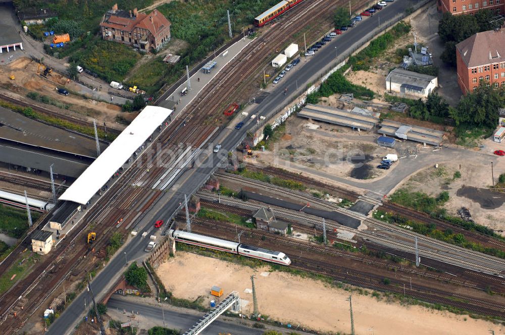 Berlin aus der Vogelperspektive: Um- und Neubau am S-Bahnhof Ostkreuz in Berlin