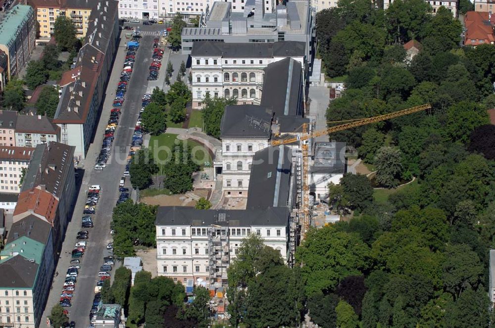 Luftaufnahme München - Umbau der Akademie der Bildenden Künste München