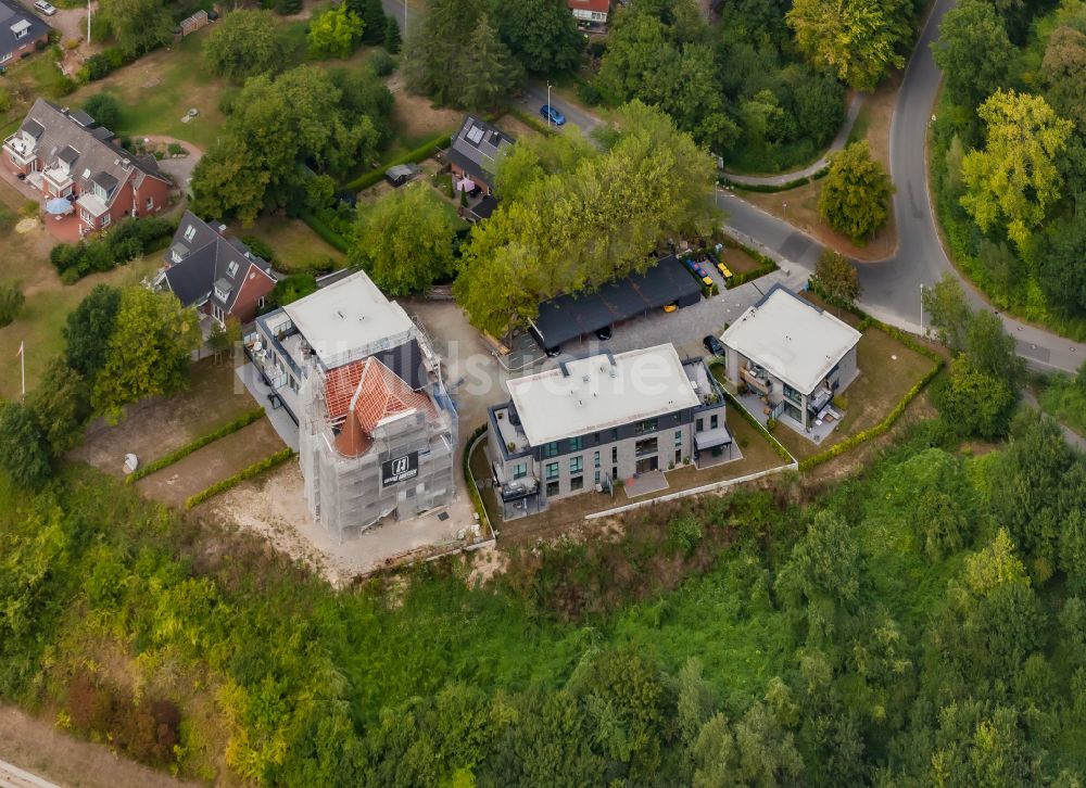 Luftaufnahme Altenholz - Umbau und Ausbau des Altbau- Gebäude Villa Hoheneck in Altenholz im Bundesland Schleswig-Holstein, Deutschland