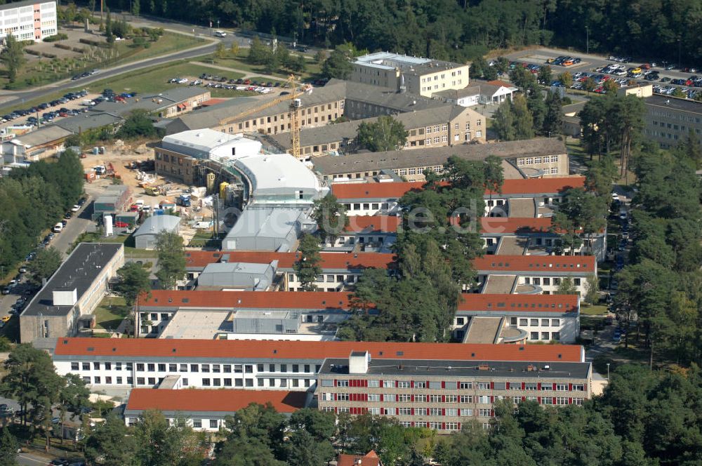 Luftbild Bad Saarow - Umbau und Modernisierung des HELIOS Klinikum Bad Saarow