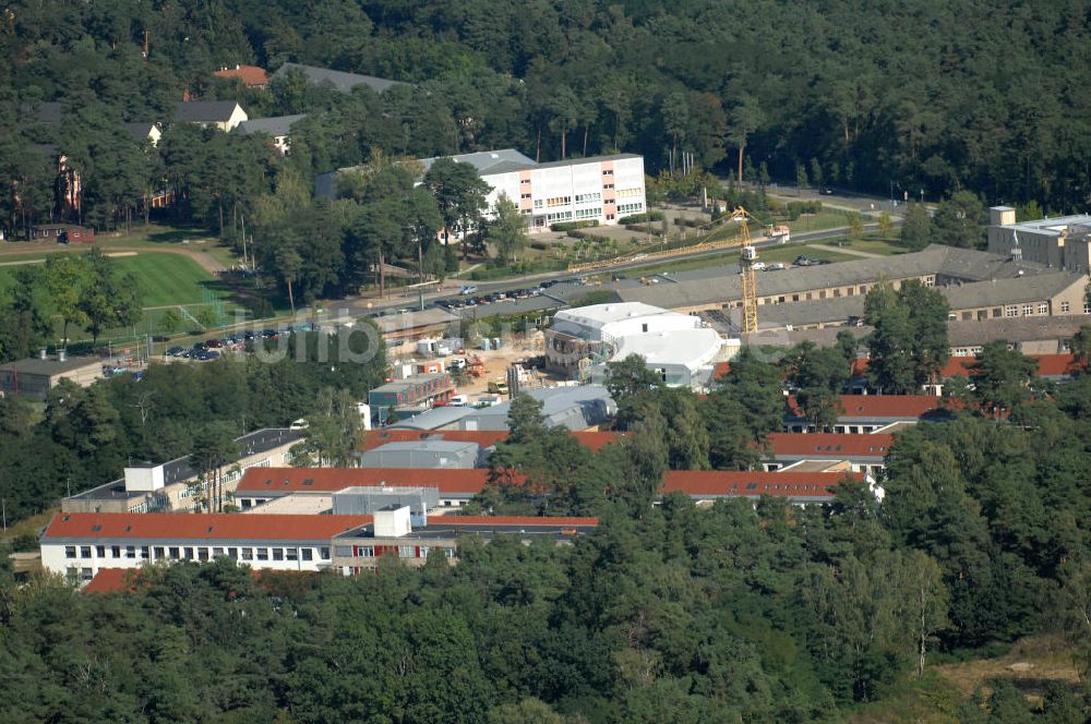 Bad Saarow aus der Vogelperspektive: Umbau und Modernisierung des HELIOS Klinikum Bad Saarow