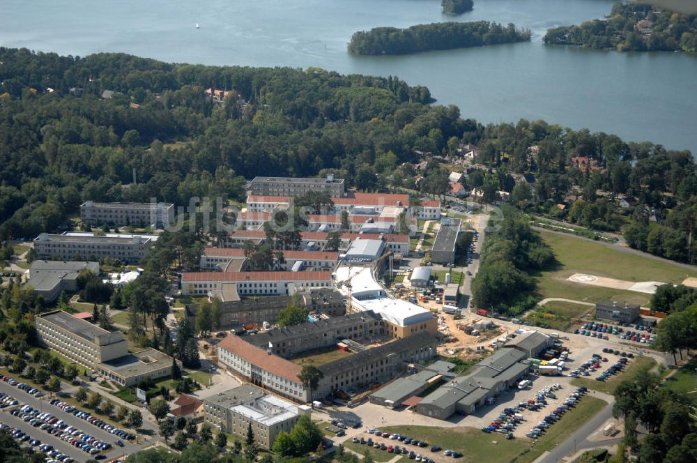 Luftaufnahme Bad Saarow - Umbau und Modernisierung des HELIOS Klinikum Bad Saarow