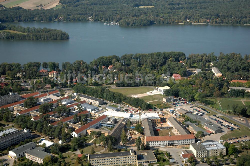 Luftaufnahme Bad Saarow - Umbau und Modernisierung des HELIOS Klinikum Bad Saarow