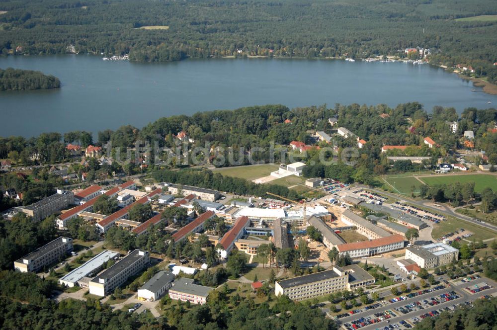 Luftbild Bad Saarow - Umbau und Modernisierung des HELIOS Klinikum Bad Saarow