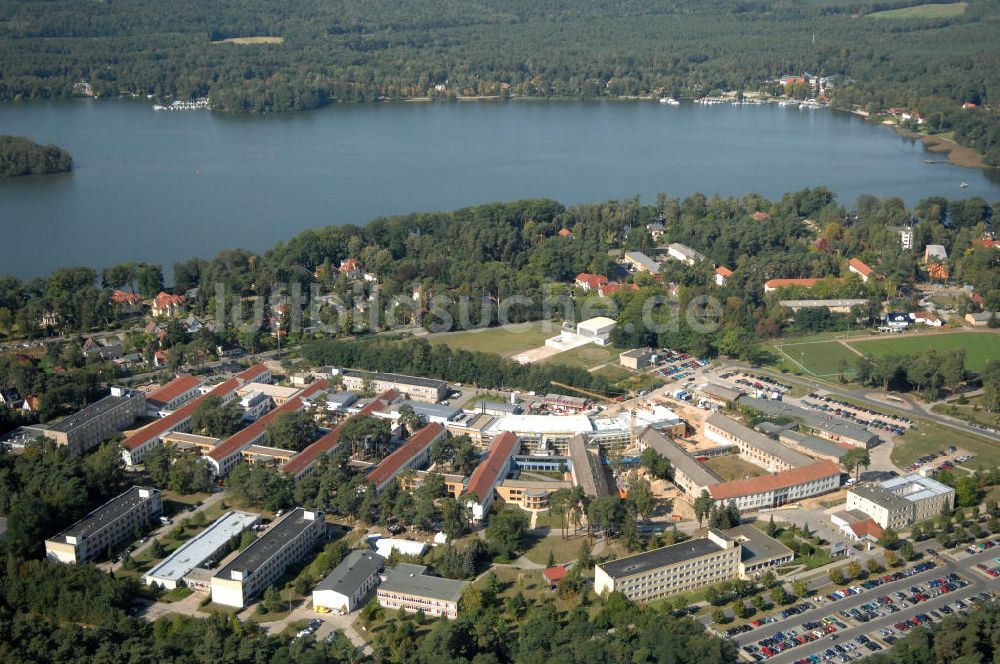 Luftaufnahme Bad Saarow - Umbau und Modernisierung des HELIOS Klinikum Bad Saarow