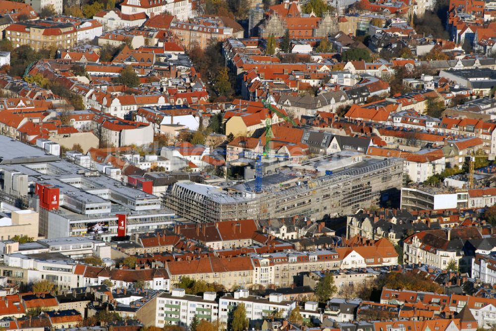 Luftbild Berlin - Umbau und Neubau Rheineck in Berlin Friedenau