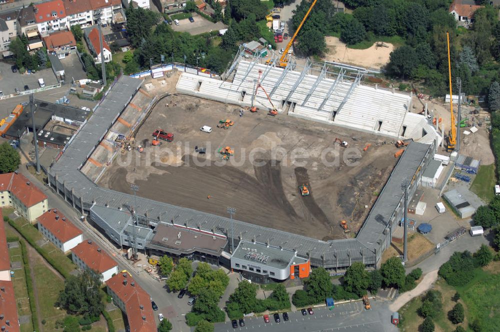 Luftaufnahme OSNABRÜCK - Umbau der osnatel ARENA des VfL Osnabrück